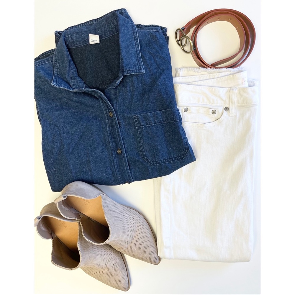 Old Navy Denim Button Up - Picture 1 of 5